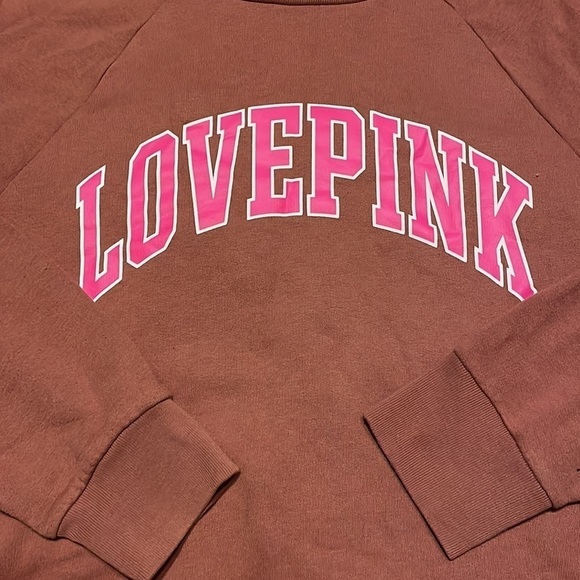Pink Victoria’s Secret Love Pink Pullover Crewneck Size Small - Picture 3 of 7